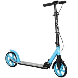 Patinete eléctrico Welltin plegable 4,2 kg ruedas 20 cm doble freno azul