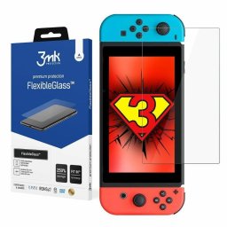 Protector pantalla FlexibleGlass 3MK para Nintendo Switch