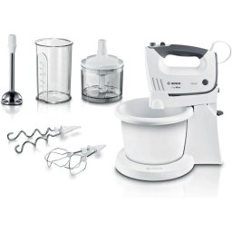 Batidora de mano Bosch MFQ37490 750W 5 Velocidades Turbo con Tazón 3L