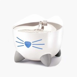 Bebedero automático Catit 43751 blanco para gato con filtro de carbono