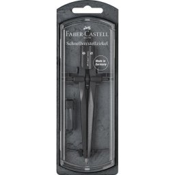 Compás de ajuste rápido Faber-Castell Stream piedra negra 34 cm
