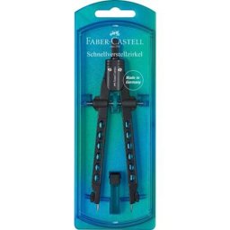 Compás de Ajuste Rápido Faber-Castell Factory Azul