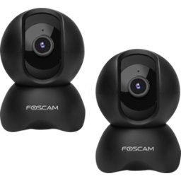 FOSCAM X5-B-2 - Cámara de vigilancia, IP, LAN, WLAN, para interiores, 2 unidades