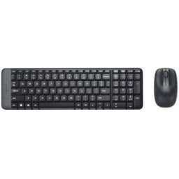 Teclado + Ratón Logitech MK220 Inalámbrico Wireless, Negro, Nuevo