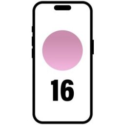 Smartphone Apple iPhone 16 128GB/ 6.1"/ 5G/ Rosa