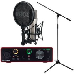 Focusrite Scarlett Solo 3rd NT1 A Bundle Negro