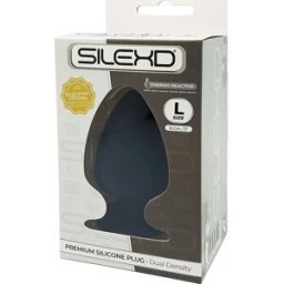 SilexD Nro 1 Plug Anal Silicona Premium Silexpan Talla L 1ud