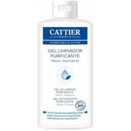 Cattier Gel Limpiador Purificante Menta Arbol de Té BIO 200ml