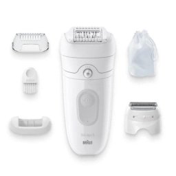 Depiladora Braun Silk-épil 5 5-041 MicroGrip 28 pinzas batería blanco