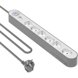 Regleta Force Power Lite F152435 6 Tomas Protección Sobretensión LED Seguridad Infantil