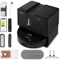 Robot Aspirador y Fregasuelos Sencor SRV 9790BK Navegación Láser 5.000 Pa
