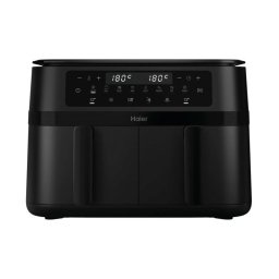Freidora de Aire Haier HAF3AD 011 11,5L 1400W Doble Cajón Táctil Negra