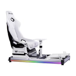 Cabina de vuelo Thermaltake GF500 Blanco Aluminio RGB para simulador