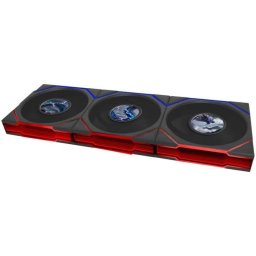 Ventilador suplementario Lian Li UNI FAN TL LCD FLEX 120mm con pantalla LCD y ARGB, 1900 RPM, espejos infinity