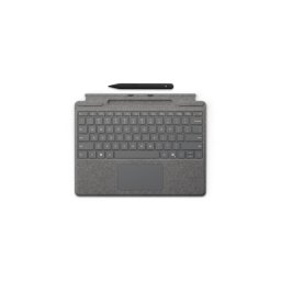 Teclado Microsoft Surface Pro con Lápiz Slim QWERTZ Alemán Platino