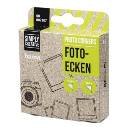 Esquinas para fotos Hama 500 piezas Transparente y Blanco