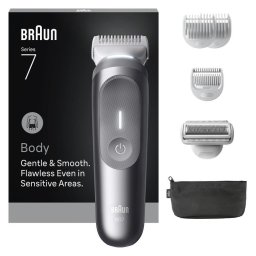 Afeitadora Corporal Braun Series 7 80789703 Inalámbrica 100min Seco y Mojado 3 Peines