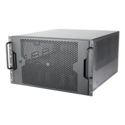 Caja de rack Silverstone RM61-312 6U Negro ATX/EATX para servidores