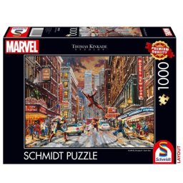 Puzzle Schmidt Spiele 1000 piezas Thomas Kinkade Studios Marvel Deadpool Día de Nieve