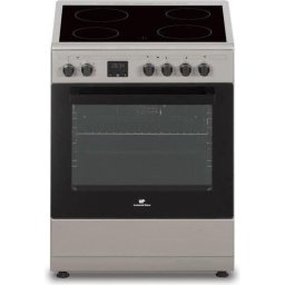 Cocina Eléctrica Continental Edison CECV60FCS 4 Fuegos Vitrocerámicos Horno 60 L