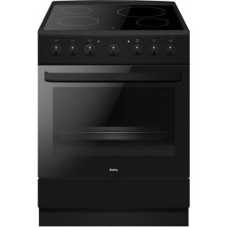 Cocina independiente Amica ACV6003RN 4 Zonas HiLight Vitrocéramica 60 cm Negro