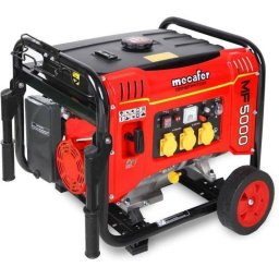 Generador portátil de gasolina MECAFER MF5000 4000W AVR 3x230V + 12V DC