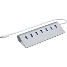 Hub Exsys 7 puertos 5 Gbps modelo EX-1136 con alimentación activa