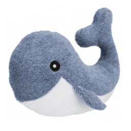 Juguete de peluche TRIXIE 36040 para perro, gris y blanco, 25 cm