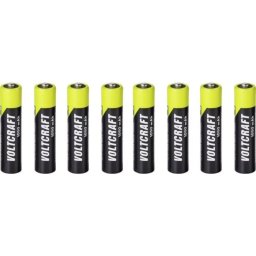 Pilas Recargables AAA Voltcraft 1050 mAh - Paquete de 8 Unidades