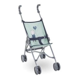 Carrito para Muñecas Corolle BB36/42/52 Tipo Paraguas Verde y Azul