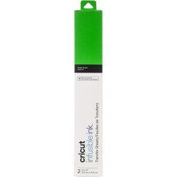 Cricut Infusible Ink Pack 2 Hojas de Transferencia Infusible Verde Brillante
