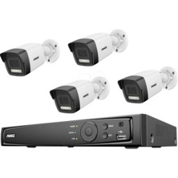 ANNKE N98KI91DD4 - Grabador de vídeo en red, kit con 4 cámaras incluidas, PoE