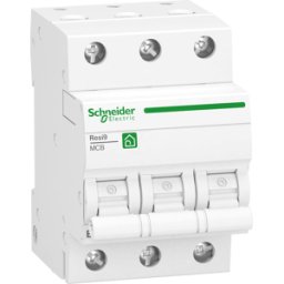 SCHNEIDER ELECTRIC R9F23310 - Resi9 3P, 10A, característica B, 6kA disyuntores en minia