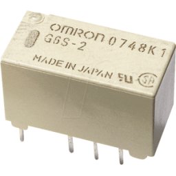 OMRON G6S-2 12V - Relé de señalización, THD, 12 V CC, 2 A, 2 contact