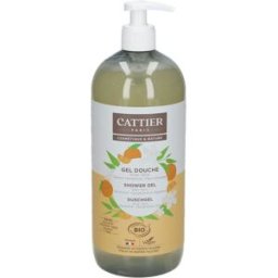 CATTIER Gel de ducha BIO Aloe Vera Clementina-Azahar 1 L