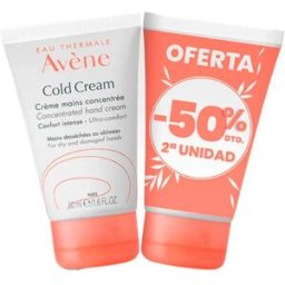 AVÈNE Pack Cold Cream Crema de manos concentrada 2x50 ml