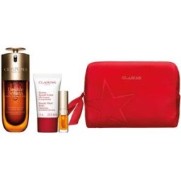 CLARINS Set de Navidad Double Serum G-9 + Bálsamo + Labial 50 ml + 15 ml + 1,4 ml