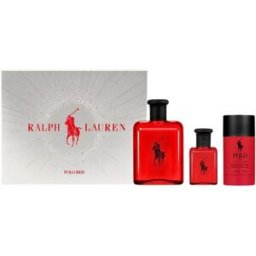 RALPH LAUREN Set de Navidad Polo Red Eau de toilette 125 ml + 75 ml + 40 ml