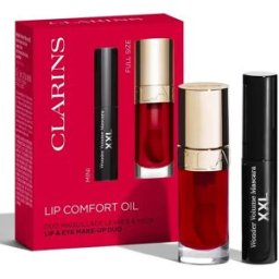 CLARINS Lip Oil Confort + Mascara de pestañas 7 ml + 3 ml