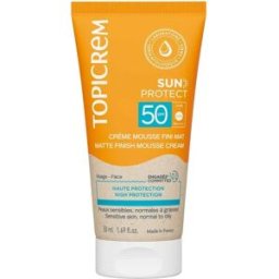 TOPICREM Sun Protect Crema Espuma SPF50+ 50 ml