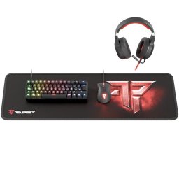 Tempest Oblivion Pro Pack Gaming Teclado Mecánico RGB + Ratón + Auriculares + Alfombrilla
