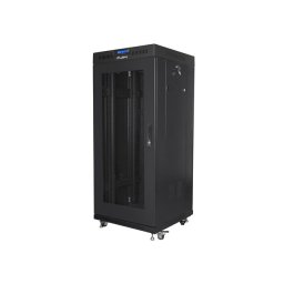 Rack independiente Lanberg FF01-6627-23BL 27U Acero Negro IP20 LCD/Termostato 1200kg