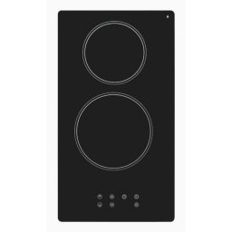 Placa Exquisit EKC300-020 Integrada 2 Zonas Cerámica Vidrio Negro 29 cm