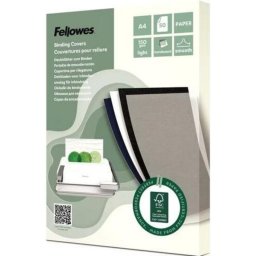 Portada encuadernadora Fellowes 100143443 A4 transparente pack 50 hojas FSC