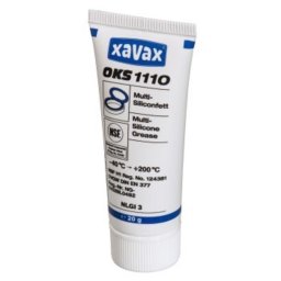 Grasa de silicona Xavax OKS 1110 Negro, Azul, Blanco 20 g