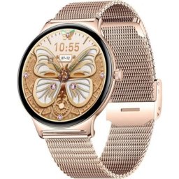 Colmi V89 Bluetooth 1.43" Oro Correa Oro Pulsómetro Monitor Sueño