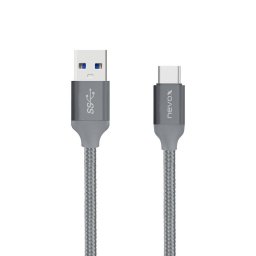 Cable USB Nevox 1480 2 m USB A a USB C USB 3.2 Gen 2 Gris