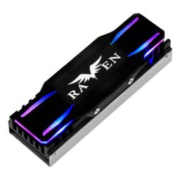 Disipador SSD M.2 SilverStone TP03-ARGB con RGB y aluminio