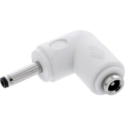 Adaptador DC InLine 26899G 90° 12V 24W Blanco
