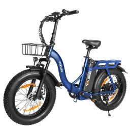 Bicicleta eléctrica Eskute D202 Motor 250W Batería 48V 20.8Ah Neumáticos 20" Azul